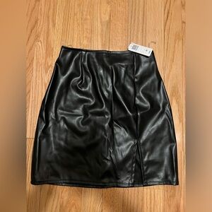 Windsor black pleather mini skirt - NWT - size XS